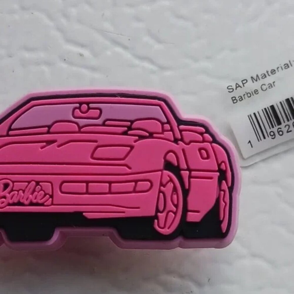 Barbie x Crocs Jibbitz Charms: 2 Jackets, 2 Silhouettes, 2 Cars (6 Total) 2023 - Picture 2 of 12